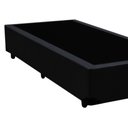 Ver imagem 3 de Cama Box Solteirão Sintético Preto Emth 96x203x40