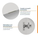 Ver imagem 4 de Armário Aéreo Planejado de Canto Reto Ipanema CabeCasa MadeiraOriginals Branco