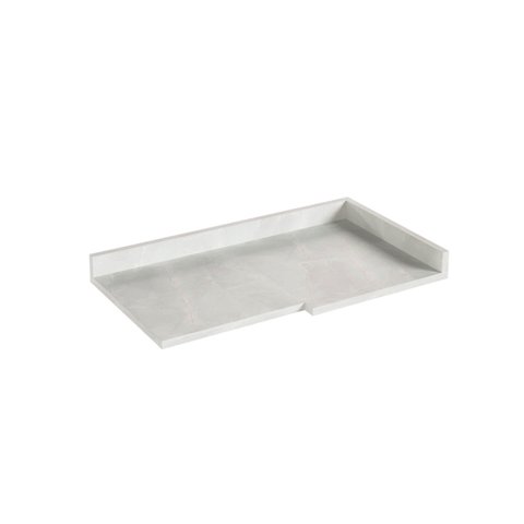 Tampo para Balcão Canto Reto Ipanema CabeCasa MadeiraOriginals Branco/Mármore