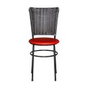 Ver imagem 3 de 2 Cadeiras para Mesa Preta Hawai Marrom:vermelho