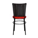 Ver imagem 5 de 2 Cadeiras para Mesa Preta Hawai Marrom:vermelho