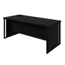 Ver imagem 4 de Mesa de Escritório Diretor com Caixa de Tomadas e Porta Objetos 180cm Corporate Preto