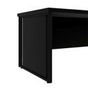 Ver mais imagens de Mesa de Escritório Diretor com Caixa de Tomadas e Porta Objetos 180cm Corporate Preto