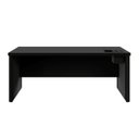 Ver imagem 5 de Mesa de Escritório Diretor com Caixa de Tomadas e Porta Objetos 180cm Corporate Preto