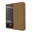 Ver mais imagens de Guarda Roupa Modulado de Canto 5 Portas com Espelho 3 Peças Decor Marrom/Freijó