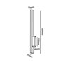 Arandela Polaris Interna Luz Indireta Dourada 12w 3000k Amarela - 3