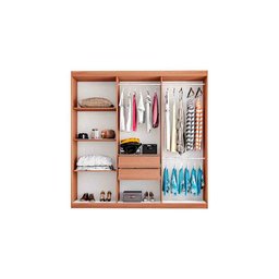 Guarda-Roupa Casal Bartira Ville com 6 Portas e 2 Gavetas - 3