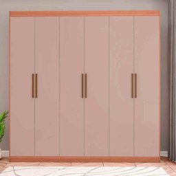 Guarda-Roupa Casal Bartira Ville com 6 Portas e 2 Gavetas - 1