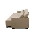 Ver imagem 6 de Sofá Sem Caixa Retrátil Reclinável 2,10m Carol Veludo Bege Adonai Estofados