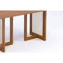 Ver imagem 3 de Mesa de Sala Jantar Regia Natuame C/ Tampo Madeirado Reto 180x90cm Carvalho/cinamomo - Cimol