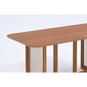 Ver imagem 5 de Mesa de Sala Jantar Regia Natuame C/ Tampo Madeirado Reto 180x90cm Carvalho/cinamomo - Cimol
