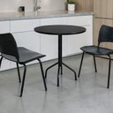 Ver imagem 1 de Mesa Redonda 0,80x0,76m Café Office Preto