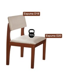 Kit 4 Cadeiras para Sala de Jantar Turim - 6