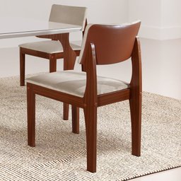 Kit 4 Cadeiras para Sala de Jantar Turim - 4