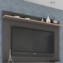 Ver imagem 7 de Rack com Painel para TV até 50 Polegadas 160CMX181CM Conjunto Sala de Estar 2 Portas Benevello Cinza