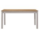 Ver imagem 2 de Mesa de Jantar de Madeira Maciça Cinza Lavado