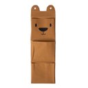 Ver imagem 1 de Cesto Infantil de Parede com 3 Bolsos de Algodão Urso - Oikos