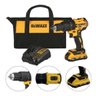 PARAFUSADEIRA FURADEIRA DEWALT + KIT DE BITS E BROCAS MTX - 2