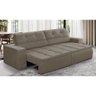 Sofá Retrátil e Reclinável 3 Lugares 2,30m com Molas Stella Suede Adonai Estofados - 1