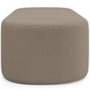 Ver imagem 4 de Kit 02 Puffs Decorativos Orgânicos para Living Quarto 195cm Doha W01 Bouclê Bege - Lyam Decor