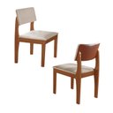 Ver imagem 1 de Kit 2 Cadeiras para Sala de Jantar Turim