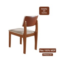 Kit 6 Cadeiras para Sala de Jantar Turim - 2 Kit 6 Cadeiras para Sala de Jantar Turim - 2