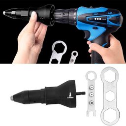 Adaptador Rebitador Lorben para Parafusadeira Furadeira Rebitadeira Rebite - 4