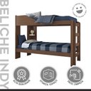 Ver imagem 2 de Beliche para Quarto de Solteiro Indy Marrom/Cacau