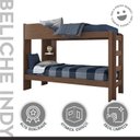 Ver imagem 3 de Beliche para Quarto de Solteiro Indy Marrom/Cacau