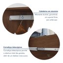 Ver imagem 7 de Guarda Roupa Casal 6 Portas 8 Gavetas Bergamo 100% MDF Marrom/Cacau
