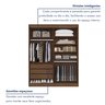 Guarda Roupa Casal 4 Portas 3 Gavetas Roma - 6