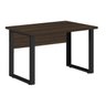 Mesa Escritório PÉ QUADRO - 1,20x0,60m - S/ Gavetas - MARSALA/PRETO - 25469 - 1
