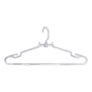 Cabide de Roupa Acrílico Giratório Kit 50 Cabide Adulto Reforçado