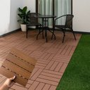 Ver imagem 1 de Deck Modular Diy Teca 1 Cx 11 Pcs 0,99m² 30x30cm Riplain