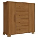 Ver imagem 3 de Cômoda 2 Portas 4 Gavetas Kyra Premium