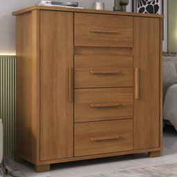 Cômoda 2 Portas 4 Gavetas Kyra Premium - 1