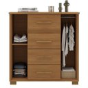Ver imagem 4 de Cômoda 2 Portas 4 Gavetas Kyra Premium