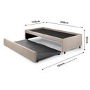 Ver imagem 3 de Bicama Box para Dois Colchões Solteirão Suede