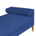 Ver imagem 2 de Recamier Berlim 1,20m Suede Azul Marinho - Inova Decorações