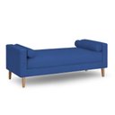 Ver imagem 1 de Recamier Berlim 1,20m Suede Azul Marinho - Inova Decorações