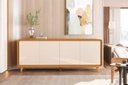 Ver imagem 1 de Buffet Liv 04 Portas Cedro / Off White Edn