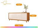Ver imagem 3 de Buffet Liv 04 Portas Cedro / Off White Edn