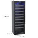 Ver imagem 6 de Adega Piubella 200 Para 50 Garrafas Preto Porta Invertida 127V - Venax