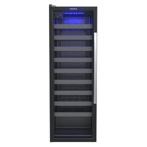 Adega Piubella 200 Para 50 Garrafas Preto Porta Invertida 127V - Venax