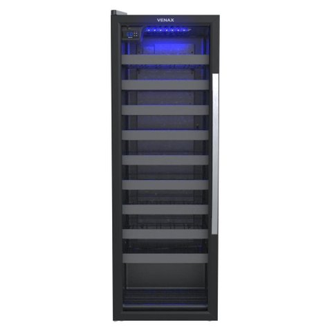 Adega Piubella 200 Para 50 Garrafas Preto Porta Invertida 127V - Venax