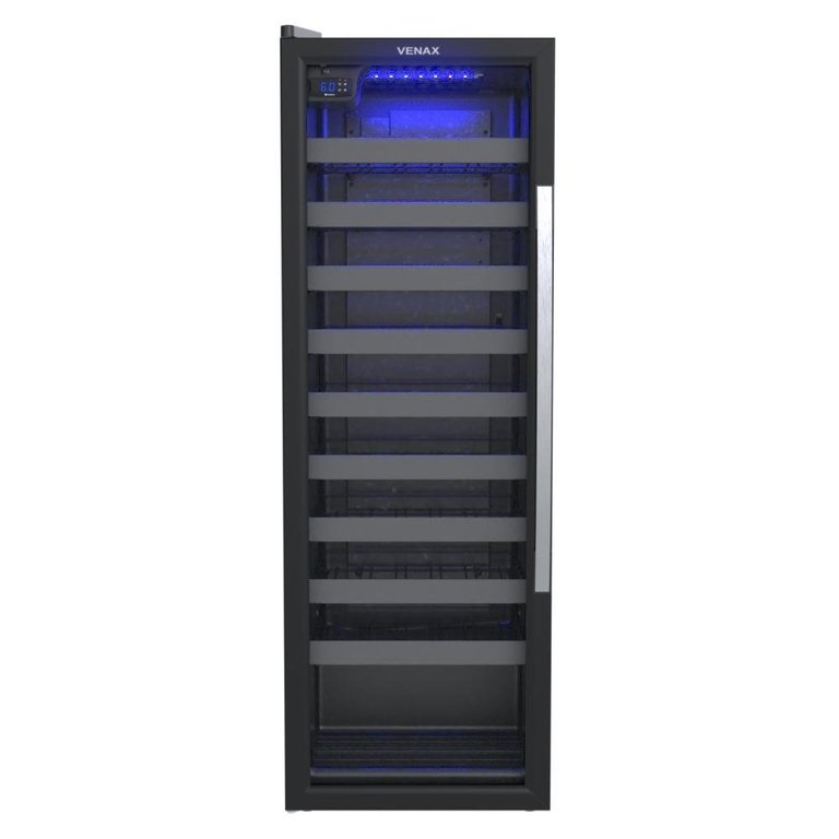 Adega Piubella 200 Para 50 Garrafas Preto Porta Invertida 127V - Venax