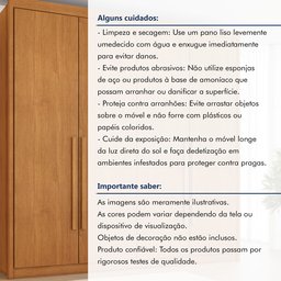 Guarda Roupa Casal MDF 4 Portas 4 Gavetas Bergamo - 13