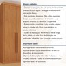 Guarda Roupa Casal MDF 4 Portas 4 Gavetas Bergamo - 13