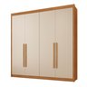 Guarda Roupa Casal MDF 4 Portas 4 Gavetas Bergamo - 3
