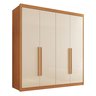 Guarda Roupa Casal MDF 4 Portas 4 Gavetas Bergamo - 3